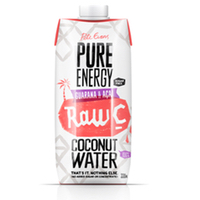 Natural Raw C Coconut Water with Guarana and Acai
